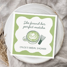Servilleta De Papel Taza y Batidor de Matcha Té Verde Perfecto para De