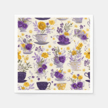 Tazas de flores bailarinas