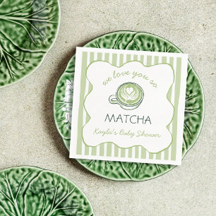 Servilleta De Papel Te Amamos Tanto Matcha Baby Shower