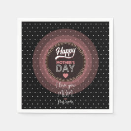 Servilleta De Papel Te amo mamá