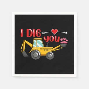 Servilleta De Papel Te Cavo Backhoe Valentine