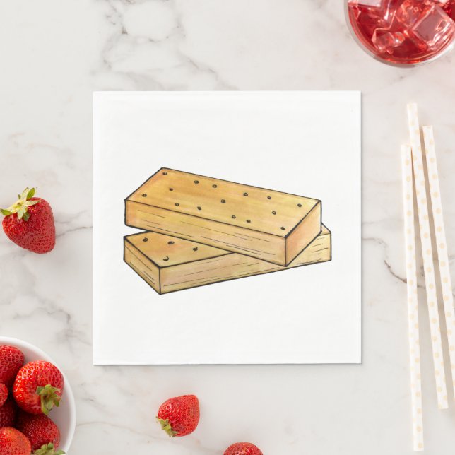 Servilleta De Papel Té de pan tostado escocés Biscuits Panadería britá (In situ)