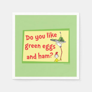 Servilleta De Papel ¿Te gustan los huevos verdes con jamón?