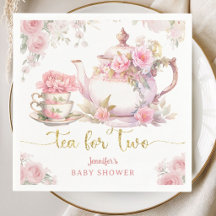Té para Dos Fiesta de Té para Baby Shower Floral R