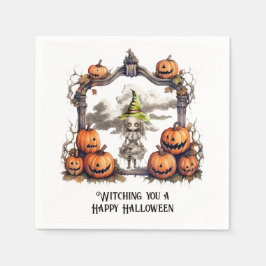 Servilleta De Papel Te presento una Feliz Halloween