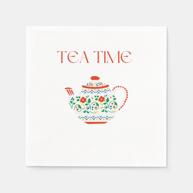 SERVILLETA DE PAPEL TÉ TIME COFFEE MUG (Anverso)