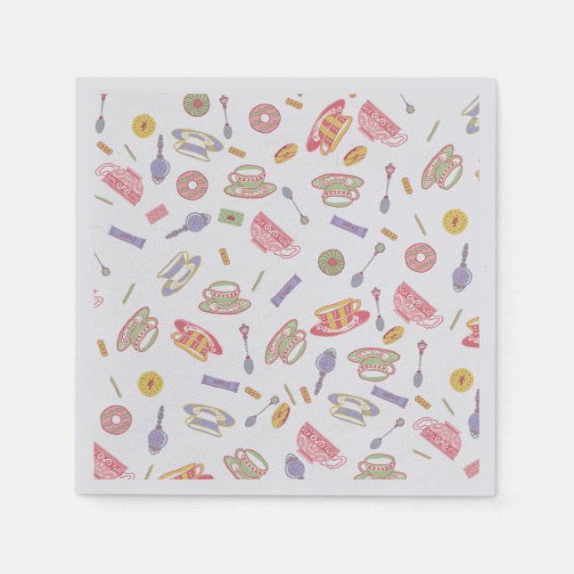 Servilleta De Papel Tea Fiesta Cocktail Napkins (Anverso)