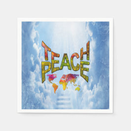 Servilleta De Papel Teach Peace