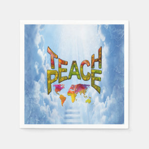 Servilleta De Papel Teach Peace
