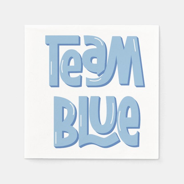 Servilleta De Papel Team Blue Paper Napkin (Anverso)