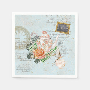 Servilleta De Papel Teapot vintage