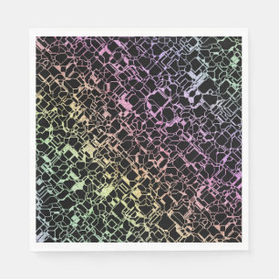 Servilleta De Papel techno rainbo :