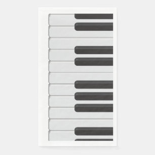 Servilleta De Papel Teclado de piano