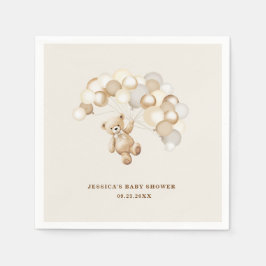 Servilleta De Papel Teddy Bear Baby Shower