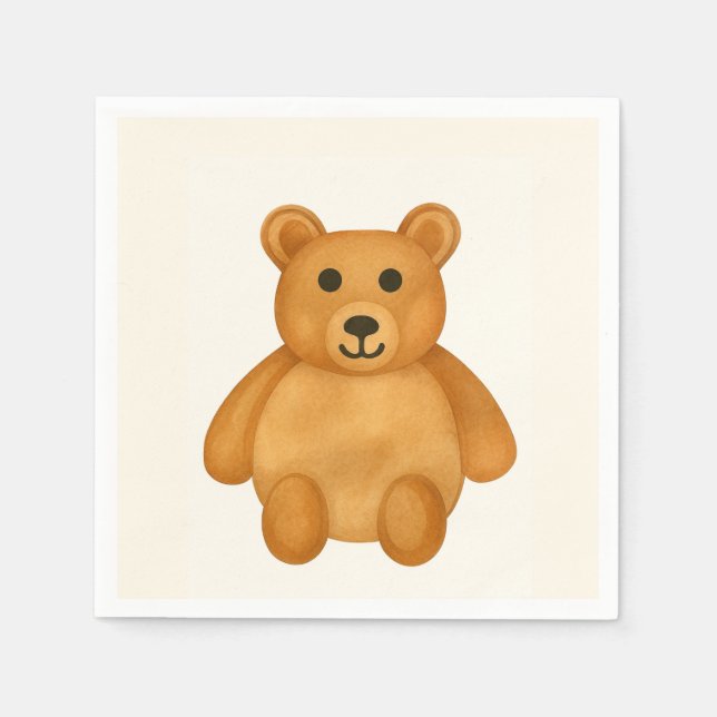 Servilleta De Papel Teddy Bear clásico (Anverso)