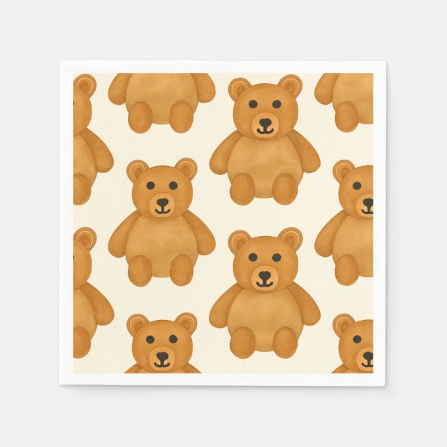 Servilleta De Papel Teddy Bear clásico (Anverso)
