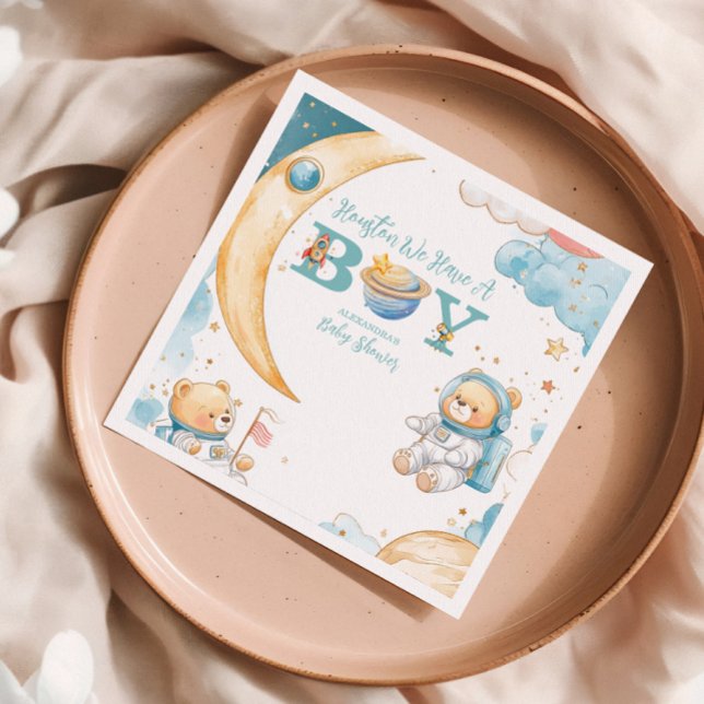 Servilleta De Papel Teddy Bear Houston Tenemos Un Espacio Exterior De  (Subido por el creador)