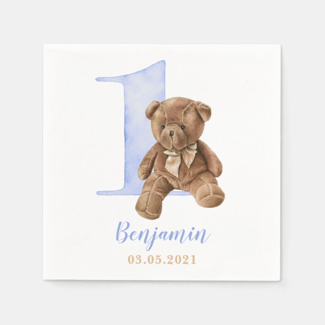 Servilleta De Papel Teddy Bear Napkins (Anverso)