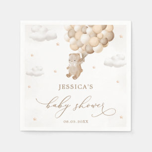 Servilleta De Papel Teddy Bear Sexo Neutral Baby Shower