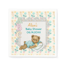 Teddy Peach de ABC y las toallas de papel de Baby 