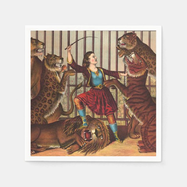 Servilleta De Papel TEE Lion Queen (Anverso)