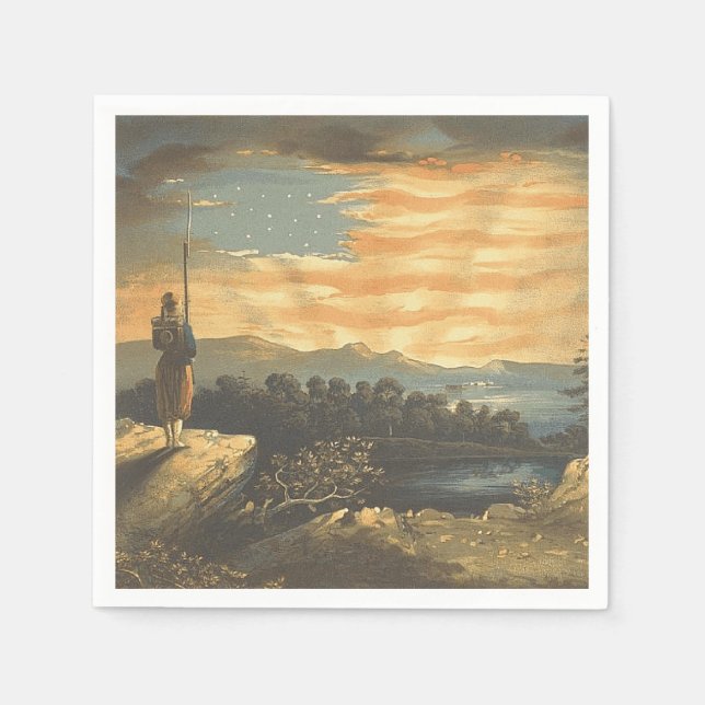 Servilleta De Papel TEE Patriotic Sky (Anverso)