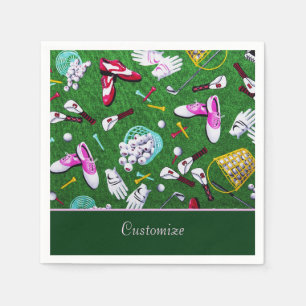 Servilleta De Papel Tee Time Girly Golf