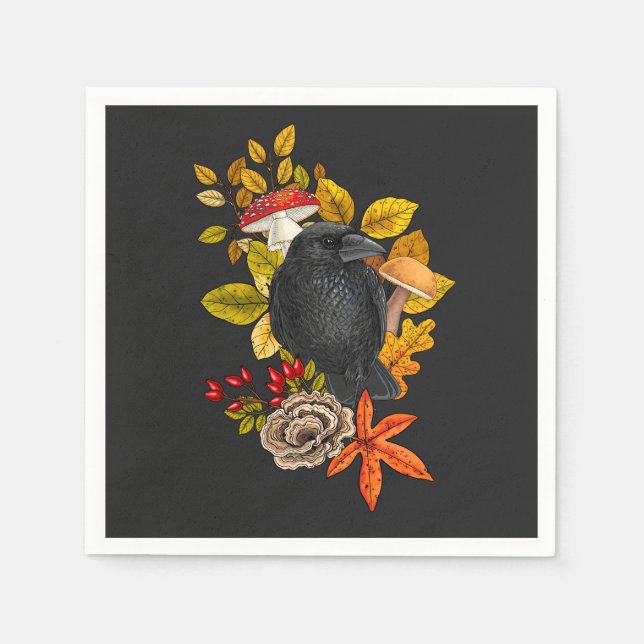 Servilleta De Papel Tejido de otoño (Anverso)
