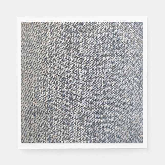 Servilleta De Papel Tejidos de jeans (Anverso)