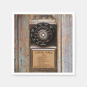 Servilleta De Papel Teléfono anticuado de rotativo de pago robusto
