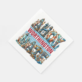 SERVILLETA DE PAPEL TEMA AHOY