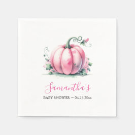 Servilleta De Papel Tema de Baby Shower de otoño personalizado
