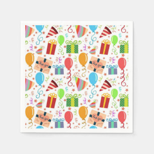 Servilleta De Papel tema de cumpleaños infantil Imprimir