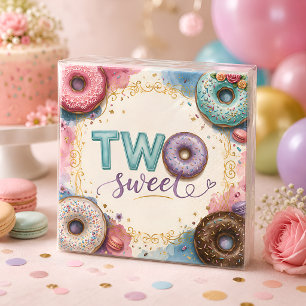 Servilleta De Papel Tema de Donut Rosa Dulce