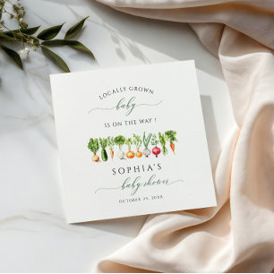 Servilleta De Papel Tema de fiesta de bebé neutral en cuanto al género
