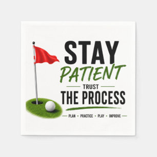 Servilleta De Papel Tema de golf para la fiesta de jubilación del golf