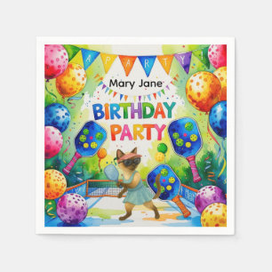 Servilleta De Papel Tema de la fiesta de cumpleaños