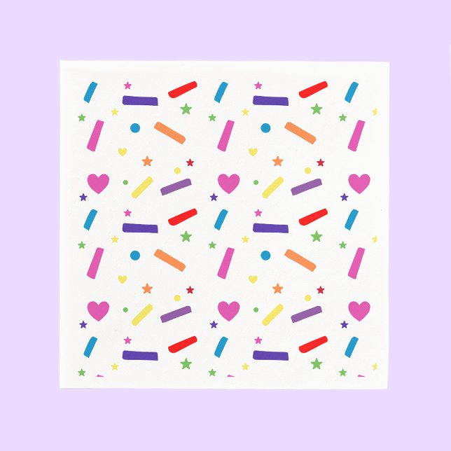 Servilleta De Papel Tema de la fiesta de cumpleaños de Sweet Sprinkle (Subido por el creador)