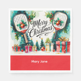 Servilleta De Papel Tema de los Navidades de bolas de bolas