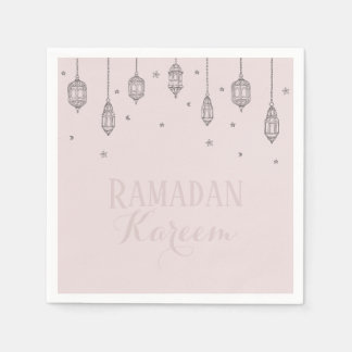 Servilleta De Papel Tema de Ramadan Kareem Napkin para celebración