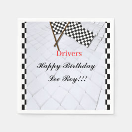 Servilleta De Papel Tema de raza a victoria