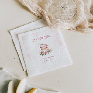 Servilleta De Papel Tema De Té Para Dos Tomas
