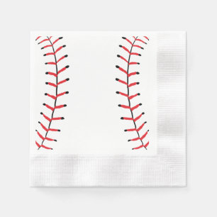 Servilleta De Papel Tema del béisbol Deportivo Seams