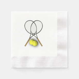 Servilleta De Papel Tema del deporte del tenis