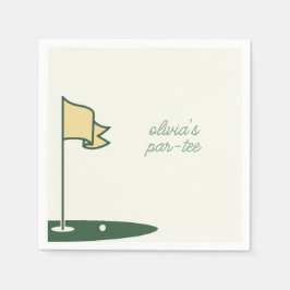Servilleta De Papel Tema del golf Cumpleaños Par-Tee Napkins