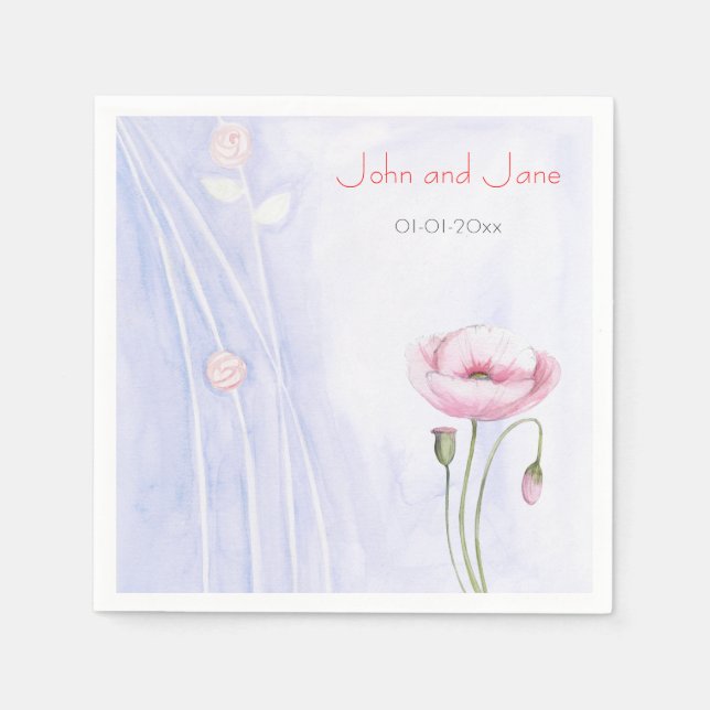 Servilleta De Papel Tema del jardín (Anverso)