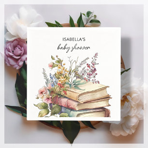 Servilleta De Papel Tema del libro   BABY SHOWER