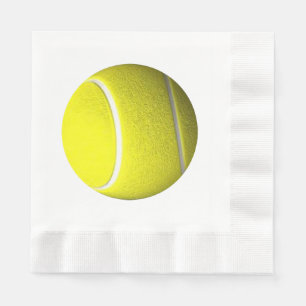 Servilleta De Papel Tema deportivo de la bola de tenis