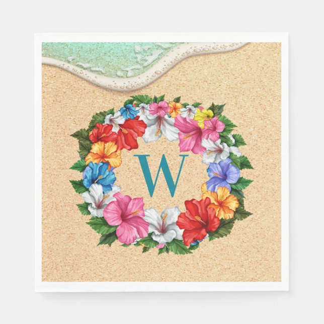 Servilleta De Papel Tema LUAU (Anverso)