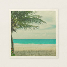 Servilleta De Papel Tema Retro Beach
